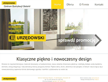 Tablet Screenshot of oknaurzedowski.pl